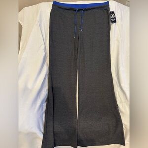 GW Sport Gray Lounge Pants with Blue Accents Size XL